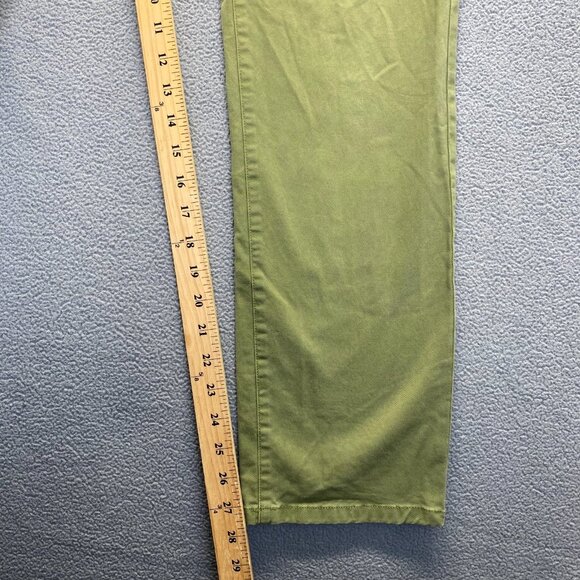 Bonobos Mens Pants Khakis Chinos Tailored Size 33X30,Flat Front,Cotton,Green - Picture 6 of 13